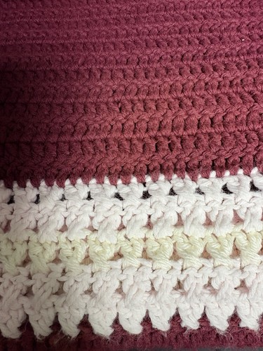 Handmade crochet afghan throw - crochet,