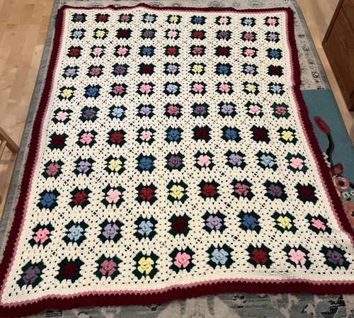 Crochet granny squares afghan - granny,