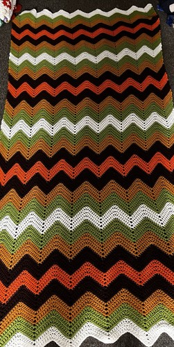 Mcm afghan 41in chevron - mcm, x