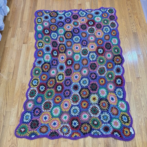 Vintage 100 wool granny - 100%,