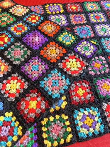 Granny square handmade crochet - handmade,