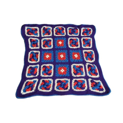Handmade crochet granny square - crochet,